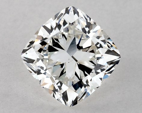 GIA 1.01 Carat H-VS1 Ideal Cut Cushion Modified Diamond